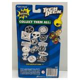 Vintage 1999 Tech Deck High Tech Clip Real Metal Key Chains (New Old Stock)