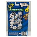 Vintage 1999 Tech Deck High Tech Clip Real Metal Key Chains (New Old Stock)