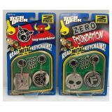 Vintage 1999 Tech Deck High Tech Clip Real Metal Key Chains (New Old Stock)