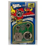 Vintage 1999 Tech Deck High Tech Clip Real Metal Key Chains (New Old Stock)