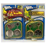 Vintage 1999 Tech Deck High Tech Clip Real Metal Key Chains (New Old Stock)