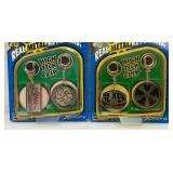 Vintage 1999 Tech Deck High Tech Clip Real Metal Key Chains (New Old Stock)