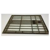 Antique 17" x 20" Leaded Stained Glass Window (Has Some Broken Pieces)