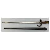 EST. $225.00 - $375.00 French model 1874 Gras Bayonet With Scabbard Dated 1878