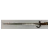 EST. $225.00 - $375.00 French model 1874 Gras Bayonet With Scabbard Dated 1878