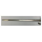 EST. $225.00 - $375.00 French model 1874 Gras Bayonet With Scabbard Dated 1878