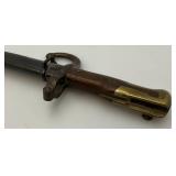 EST. $225.00 - $375.00 French model 1874 Gras Bayonet With Scabbard Dated 1878
