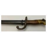 EST. $225.00 - $375.00 French model 1874 Gras Bayonet With Scabbard Dated 1878