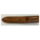 EST. $275.00- $375.00  1941 U.S.N. Navy Marked MK1 Fighting Knife PAL RH 35 With 5 5/16" Blade With Leather Sheath