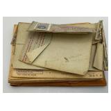 Vintage United States Of America War Ration Book With Stamps And Leather Holder