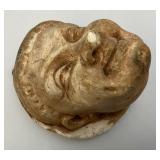 Primitive Antique German Face Wall Hanging Match Holder Scones (Chips Present)