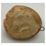 Primitive Antique German Face Wall Hanging Match Holder Scones (Chips Present)