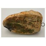 Primitive Antique German Face Wall Hanging Match Holder Scones (Chips Present)