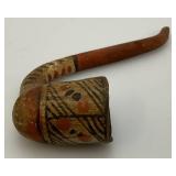 Isleta Pueblo Pottery Pipe