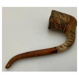 Isleta Pueblo Pottery Pipe
