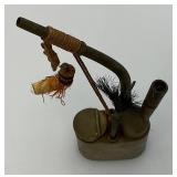 Antique Chinese Opium Pipe (VERY COOL) 8"