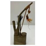 Antique Chinese Opium Pipe (VERY COOL) 8"