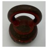 Antique Holding Vessel Made In Russia 4" x 7 1/2"