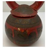 Antique Holding Vessel Made In Russia 4" x 7 1/2"