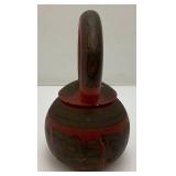 Antique Holding Vessel Made In Russia 4" x 7 1/2"