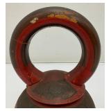 Antique Holding Vessel Made In Russia 4" x 7 1/2"