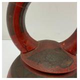 Antique Holding Vessel Made In Russia 4" x 7 1/2"