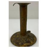 Antique Hogscraper Candle Stick 5"