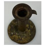 Antique Hogscraper Candle Stick 5"