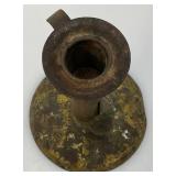 Antique Hogscraper Candle Stick 5"