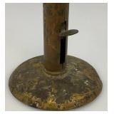 Antique Hogscraper Candle Stick 5"