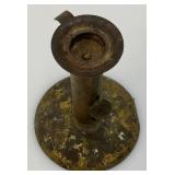 Antique Hogscraper Candle Stick 5"