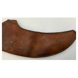 Super RARE Antique CIVIL WAR Or Earlier Leather Black Powder Flasks