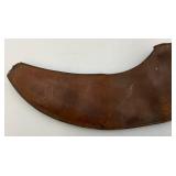 Super RARE Antique CIVIL WAR Or Earlier Leather Black Powder Flasks