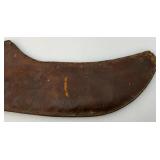 Super RARE Antique CIVIL WAR Or Earlier Leather Black Powder Flasks