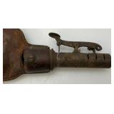 Super RARE Antique CIVIL WAR Or Earlier Leather Black Powder Flasks