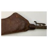 Super RARE Antique CIVIL WAR Or Earlier Leather Black Powder Flasks