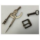 Vintage Collectible Items Including Equestrian Horse Whip, Gavel And More