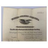 Dated 1900 United States Department Of State Safe Passage Document Signed By John Hay (Personal Secretary Of Abraham Lincoln)