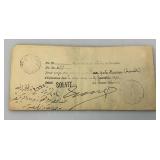 Dated 1900 United States Department Of State Safe Passage Document Signed By John Hay (Personal Secretary Of Abraham Lincoln)