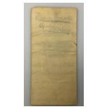 Dated 1900 United States Department Of State Safe Passage Document Signed By John Hay (Personal Secretary Of Abraham Lincoln)