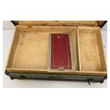 Antique Small Travel Trunk 14" x 16" x 26"