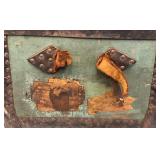 Antique Small Travel Trunk 14" x 16" x 26"