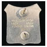 Vintage US Army 8th Engineer Battalion DUI Set Japanese Made Clutchback Pins