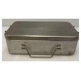 Vintage Military Coleman Cook Stove Aluminum Box With US Medical Emblem (Very Cool) 4 1/2" x 9" x 15"