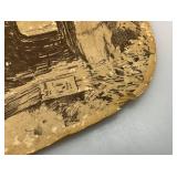 Two Antique Hand Fans With Advertisement