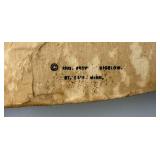 Two Antique Hand Fans With Advertisement