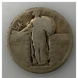 1925 Silver Standing Liberty Quarter