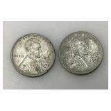 1943 D Steel Wheat Pennies