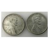 1943 D Steel Wheat Pennies