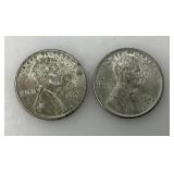 1943 D Steel Wheat Pennies